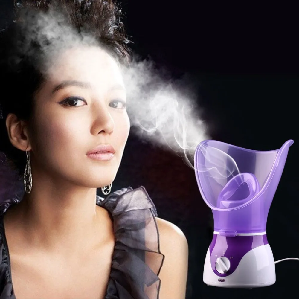 

Hot 110-240V 130W Facial Face Steamer Deep Cleaner Personal Care Mist Steam Sprayer Spa Skin Vaporizer Promote Blood Circulation