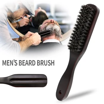 Men Beard Brush Wood Handle Boar Bristle Cleaning Brush Hairdressing Anti Static Barber Hair Styling Comb Shaving Tools
Men Beard Brush Wood Handle Boar Bristle Cleaning Brush Hairdressing Anti Static Barber Hair Styling Comb Shaving Tools