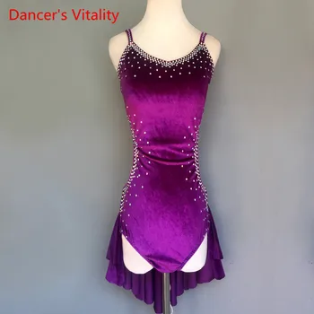 Custom Kids Latin Dance Dress Sexy Sleeveless Backless Performance Clothes Women Girls Latin Dance Stage Competition Costumes
Custom Kids Latin Dance Dress Sexy Sleeveless Backless Performance Clothes Women Girls Latin Dance Stage Competition Costumes