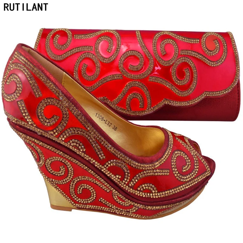 Latest Red Color African Matching Shoes and Bags Italian In Women Nigerian Shoes and Matching Bags Italian Shoes and Bag Sets
Latest Red Color African Matching Shoes and Bags Italian In Women Nigerian Shoes and Matching Bags Italian Shoes and Bag Sets