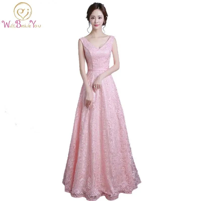 100% Real Images Pink Lace Long Elegant Prom Dresses Deep V neck Sexy Party Dress Evening Dresses Special Occasion Dresses
100% Real Images Pink Lace Long Elegant Prom Dresses Deep V neck Sexy Party Dress Evening Dresses Special Occasion Dresses