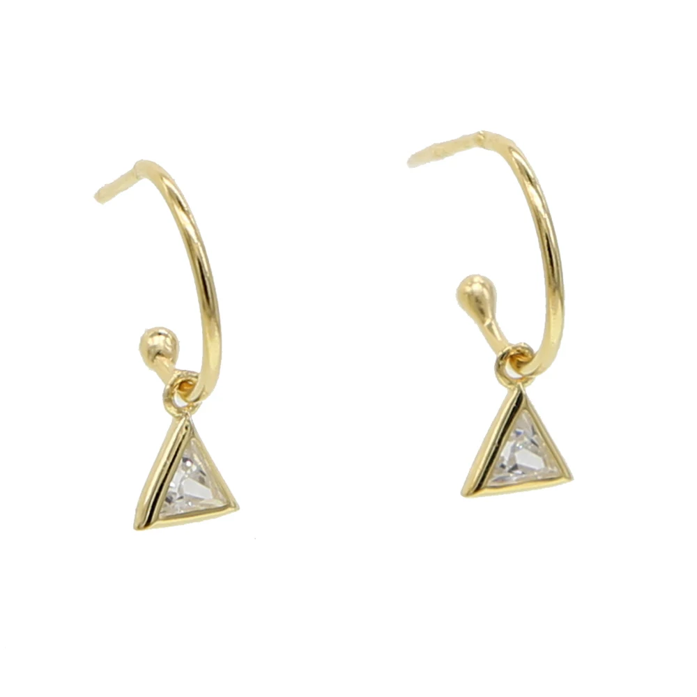 2019 New tiny triangle Stud Earrings plain style Women crystal cz earring 925 sterling silver girl fashion Removable Earrings
2019 New tiny triangle Stud Earrings plain style Women crystal cz earring 925 sterling silver girl fashion Removable Earrings