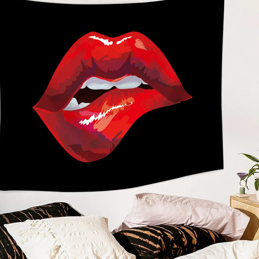 Originality picture Tapestry Lips Sand Beach Polyester Hanging Cloth Decoration Bedroom Wall Hanging Decor
Originality picture Tapestry Lips Sand Beach Polyester Hanging Cloth Decoration Bedroom Wall Hanging Decor
