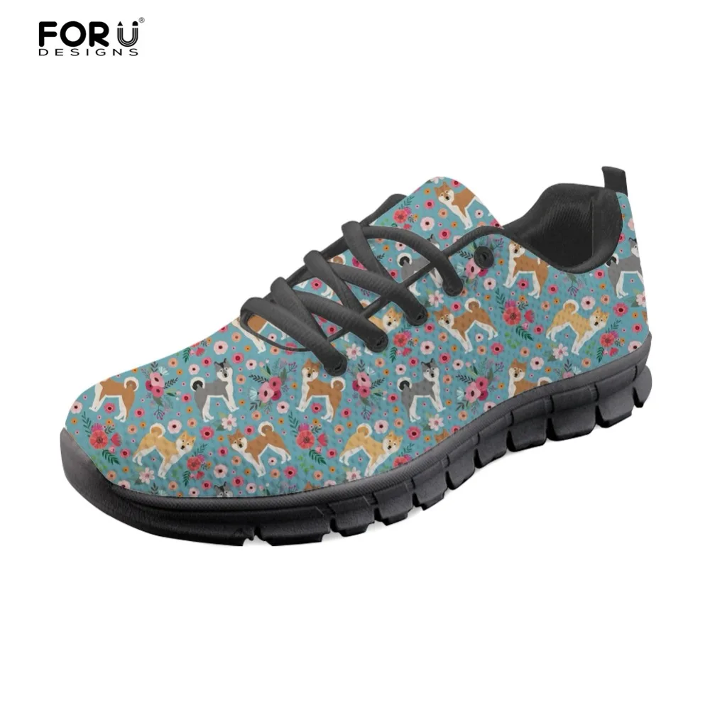 FORUDESIGNS Akita Flower Cute Flats Shoes Women 2018 Fashion Light Lace Up Shoes for Women Casual Ladies Sneakers Zapatos Mujer
FORUDESIGNS Akita Flower Cute Flats Shoes Women 2018 Fashion Light Lace Up Shoes for Women Casual Ladies Sneakers Zapatos Mujer