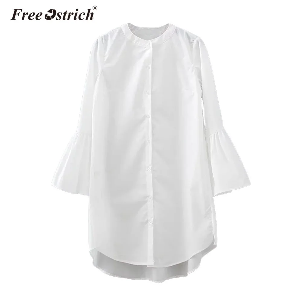 Free Ostrich Shirt Dress Summer 2019 Women White Flare Sleeve O Neck Straight Elegant Woman Bloues Casual Clothing Tops A0932
Free Ostrich Shirt Dress Summer 2019 Women White Flare Sleeve O Neck Straight Elegant Woman Bloues Casual Clothing Tops A0932