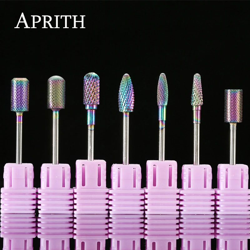 APRITH 7 Type Rainbow Tungsten Carbide Nail Drill Bit Cuticle Clean Burr Bits Tools for Manicure Nail Machine Rotary Accessories
APRITH 7 Type Rainbow Tungsten Carbide Nail Drill Bit Cuticle Clean Burr Bits Tools for Manicure Nail Machine Rotary Accessories