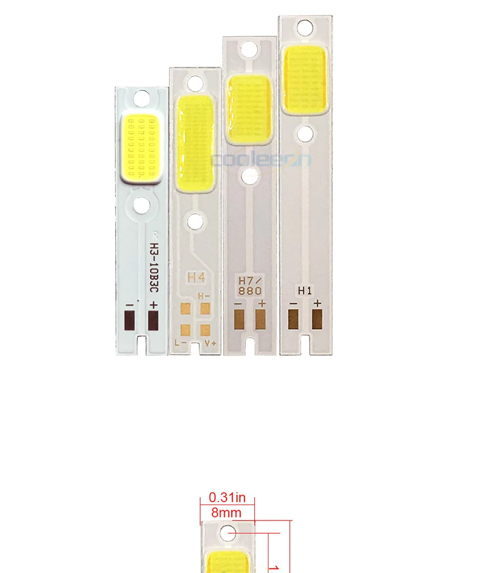 C6 Car Headlight LED Chip Light Source H1 H3 H4 H7 H11 880 9005 9012