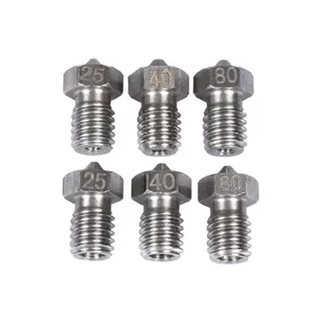 10pcs/Lot V5 V6 Stainless Steel Nozzle 0.2mm 0.3mm 0.5mm 0.4mm 0.6mm Threaded M6 3D Printers Parts 1.75mm 3.0mm Filament
10pcs/Lot V5 V6 Stainless Steel Nozzle 0.2mm 0.3mm 0.5mm 0.4mm 0.6mm Threaded M6 3D Printers Parts 1.75mm 3.0mm Filament