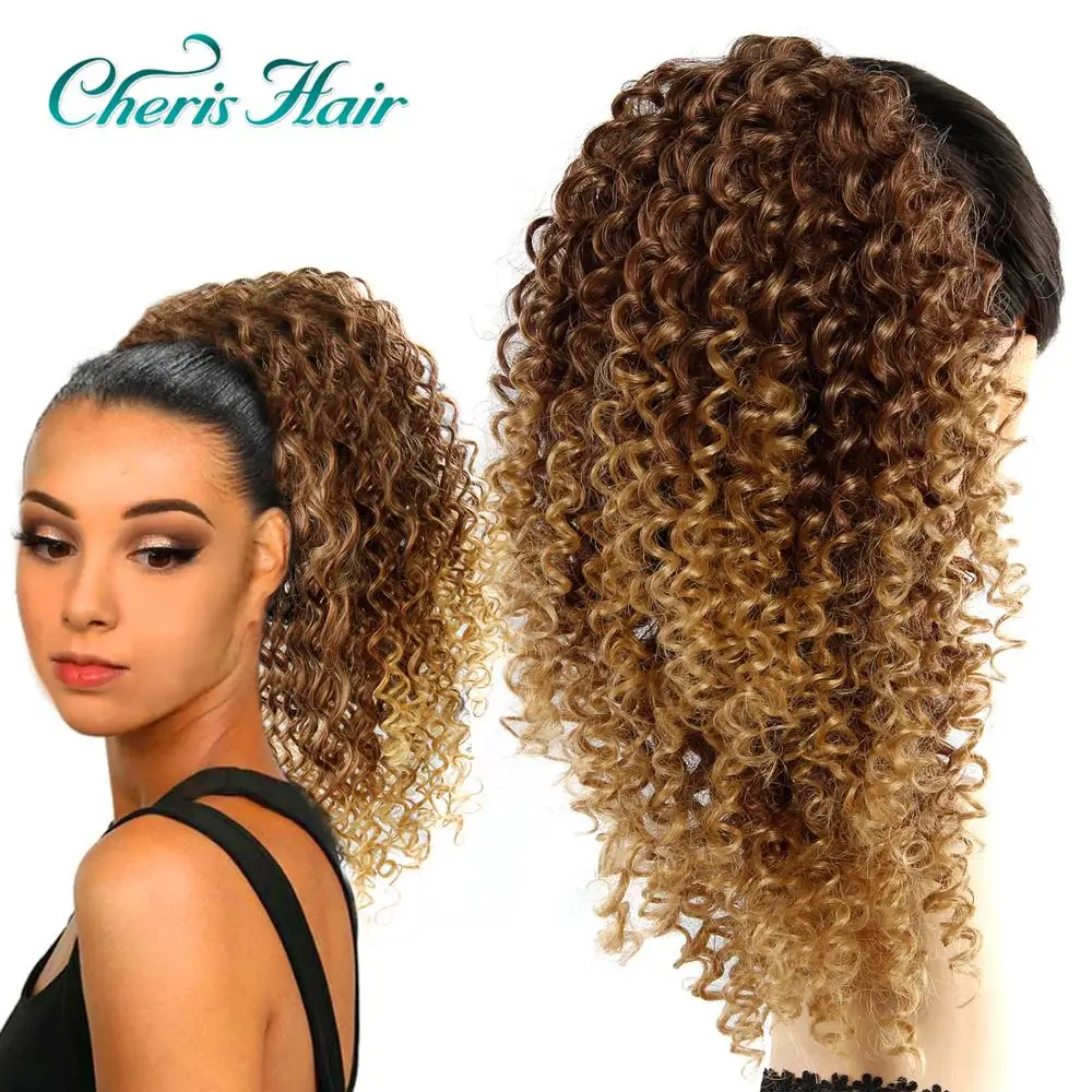 Drawstring Puff Afro Kinky Curly Ponytail African American Short Wrap Synthetic clip in Ponytail blonde brown color
Drawstring Puff Afro Kinky Curly Ponytail African American Short Wrap Synthetic clip in Ponytail blonde brown color