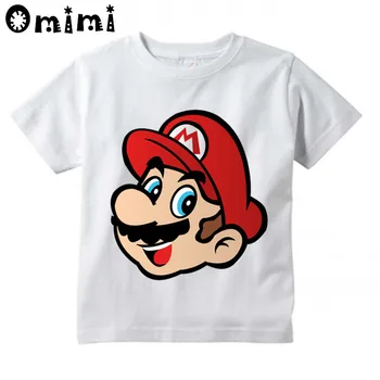 Kids Game Super Mario Head Design T-Shirts Children's Casual Short Sleeve Short Tops Boys/Girls Cute T Shirt
Kids Game Super Mario Head Design T-Shirts Children's Casual Short Sleeve Short Tops Boys/Girls Cute T Shirt