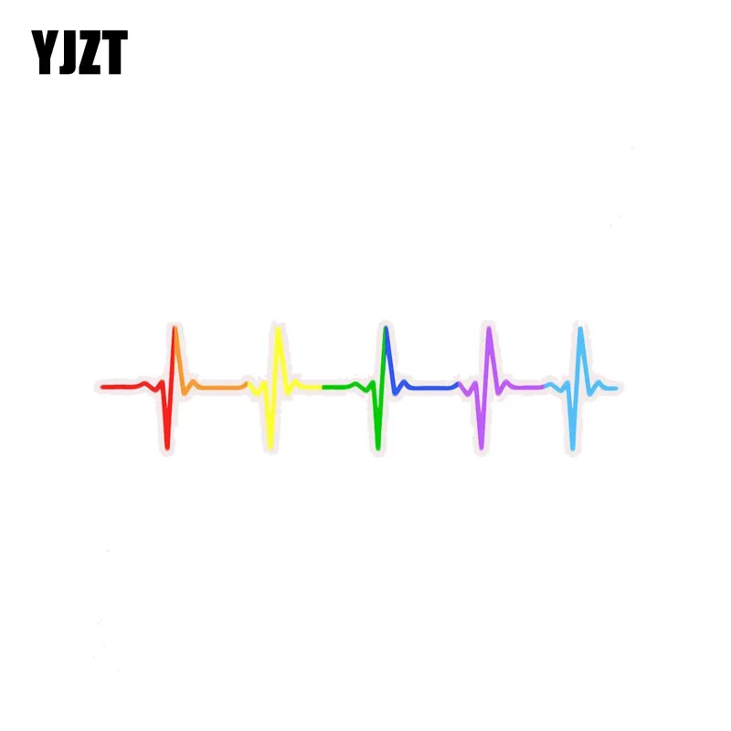 YJZT 15.2CM*3.8CM Creative Heart Beat Gay Reflective Car Sticker PVC Decal 12-0974
YJZT 15.2CM*3.8CM Creative Heart Beat Gay Reflective Car Sticker PVC Decal 12-0974