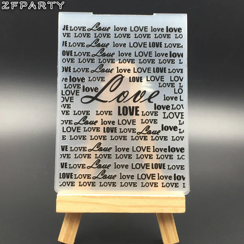 ZFPARTY Love Plastic Embossing Folders for DIY Scrapbooking Paper Craft/Card Making Decoration Supplies
ZFPARTY Love Plastic Embossing Folders for DIY Scrapbooking Paper Craft/Card Making Decoration Supplies