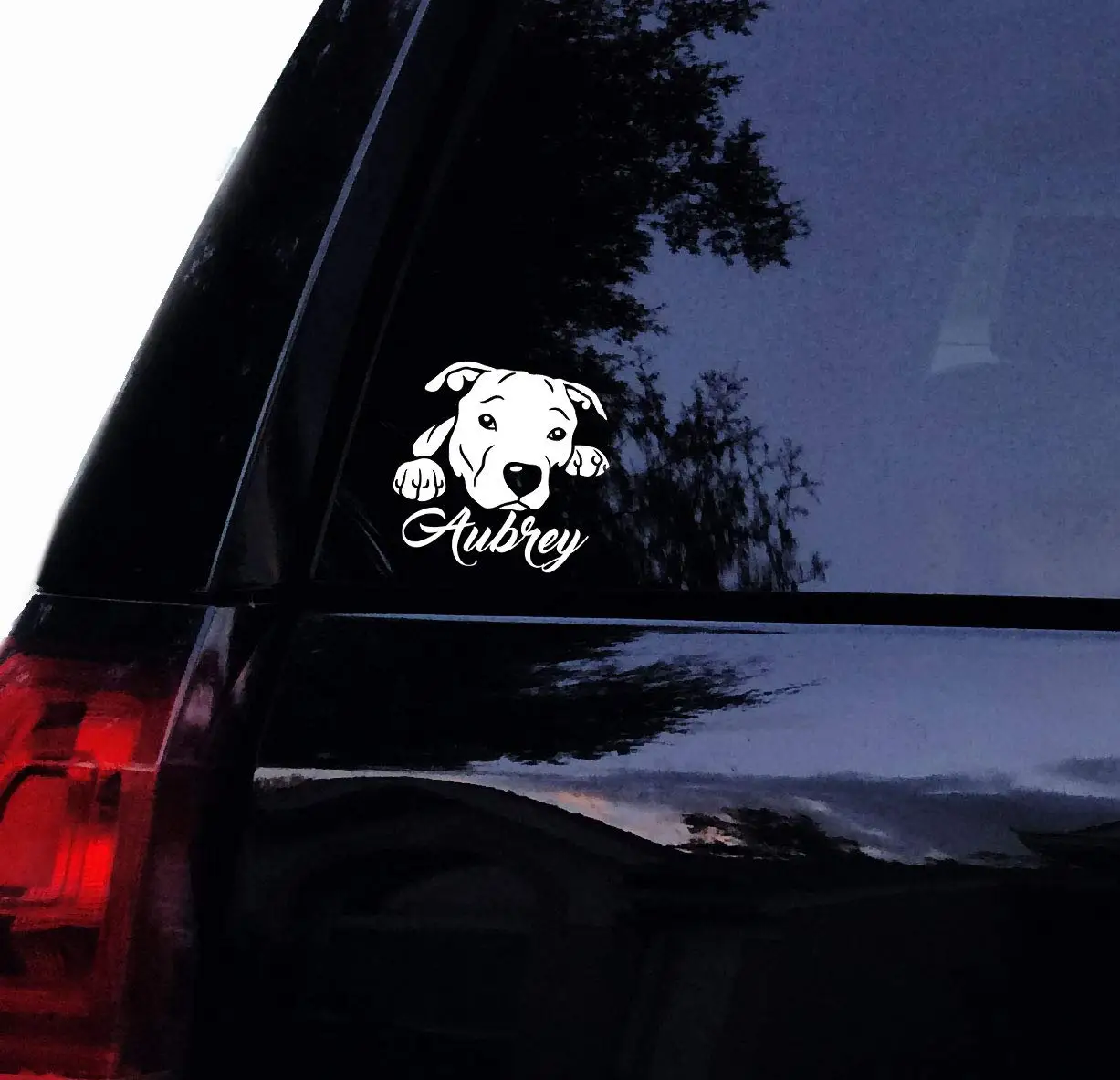 Tshirt Rocket Personalized Pittie Face Pitbull Decal - Floppy Ear Pit Bull - Vinyl Car Decal Window Sticker (6")
Tshirt Rocket Personalized Pittie Face Pitbull Decal - Floppy Ear Pit Bull - Vinyl Car Decal Window Sticker (6")