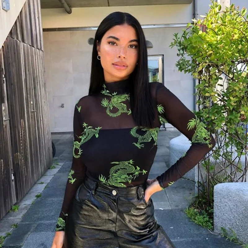 7Mang 2019 Summer Sexy Skinny Bodysuit Women Long Sleeve Black Dragon Print Perspective Jumpsuits Party Stand Neck Playsuit 0722
7Mang 2019 Summer Sexy Skinny Bodysuit Women Long Sleeve Black Dragon Print Perspective Jumpsuits Party Stand Neck Playsuit 0722