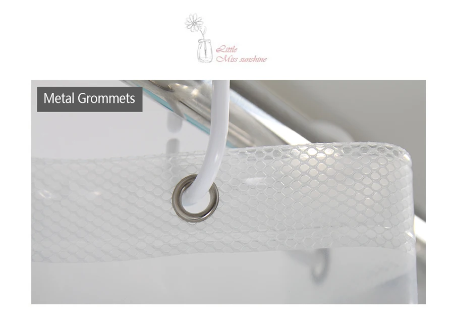 New Arrival Waterproof PEVA Shower Curtains 9