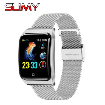 Slimy F9 All Metal Material Smart Watch Multisport Mode Fitness Tracker Women Men Smartwatch Heart Rate Blood Pressure Mointor
Slimy F9 All Metal Material Smart Watch Multisport Mode Fitness Tracker Women Men Smartwatch Heart Rate Blood Pressure Mointor