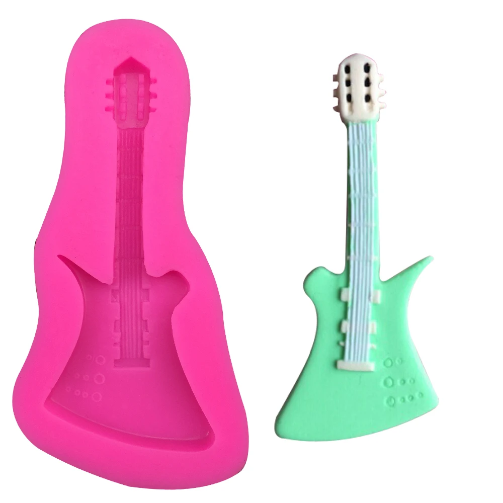 High quality 3D Violin Silicone Mold Guitar Fondant Cake Decorating Tools Mould For Soap chocolate sugar art displays T0210
High quality 3D Violin Silicone Mold Guitar Fondant Cake Decorating Tools Mould For Soap chocolate sugar art displays T0210