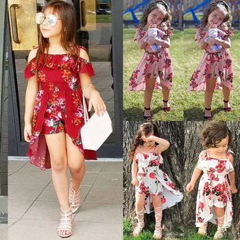 SZYADEOU 2019 Toddler Baby Girls Off Shoulder Floral Print Ruffles Pantskirt Outfits Sets Юбка детска wholesale L4
SZYADEOU 2019 Toddler Baby Girls Off Shoulder Floral Print Ruffles Pantskirt Outfits Sets Юбка детска wholesale L4