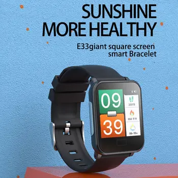 E33 Smart Bracelet With Heart Rate Blood Pressure IP68 Fitness Tracker Monitor ECG Monitor Smart Watch Android IOS
E33 Smart Bracelet With Heart Rate Blood Pressure IP68 Fitness Tracker Monitor ECG Monitor Smart Watch Android IOS