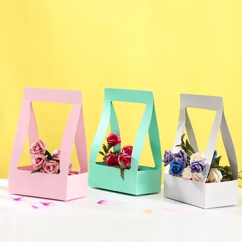 5pc Flower Basket Paper Handmade Insert Bouquet Gift Box Waterproof Packaging Folding Paper Box Florist Supplies D# 
5pc Flower Basket Paper Handmade Insert Bouquet Gift Box Waterproof Packaging Folding Paper Box Florist Supplies D#