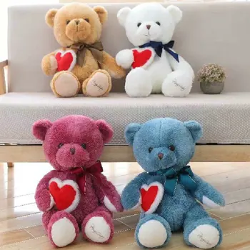 50cm High Quality at home decorate heart bear plush toys Child pillow baby cushion bear cloth doll Stuffed Animals 4 Colors
50cm High Quality at home decorate heart bear plush toys Child pillow baby cushion bear cloth doll Stuffed Animals 4 Colors
