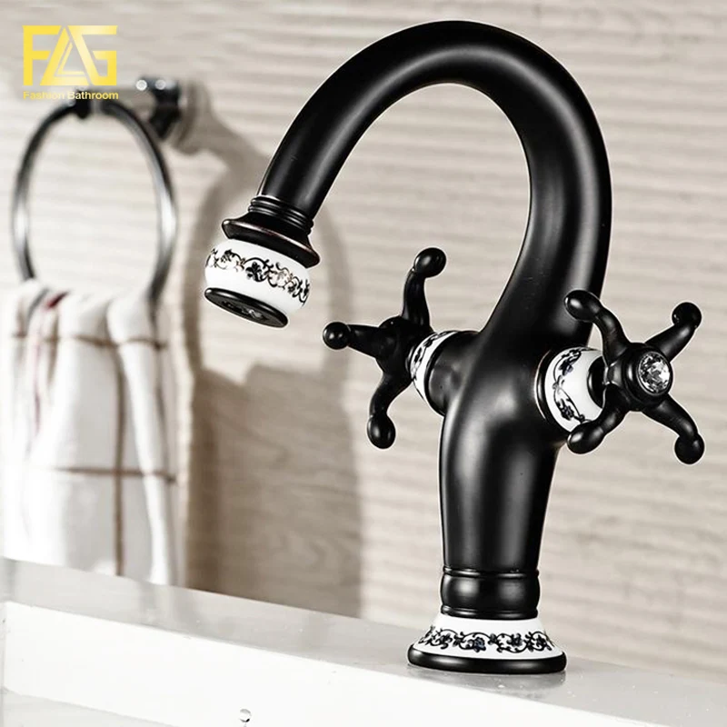 Newest Traditional Design Solid Brass Bathroom Faucet Tall Black Sink Faucets Tall Oil Rubbed Bronzed Basin Side Faucet
Newest Traditional Design Solid Brass Bathroom Faucet Tall Black Sink Faucets Tall Oil Rubbed Bronzed Basin Side Faucet