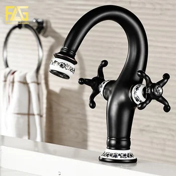 FLG Newest Traditional Design Solid Brass Bathroom Faucet Tall Black Sink Faucets Tall Oil Rubbed Bronzed Basin Side Faucet
FLG Newest Traditional Design Solid Brass Bathroom Faucet Tall Black Sink Faucets Tall Oil Rubbed Bronzed Basin Side Faucet
