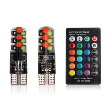 2018 New Universal Car RGB Led W5W T10 RGB COB 12SMD Clearance lights Colorful Multi Mode Car Light Bulbs With Remote Controller 
2018 New Universal Car RGB Led W5W T10 RGB COB 12SMD Clearance lights Colorful Multi Mode Car Light Bulbs With Remote Controller