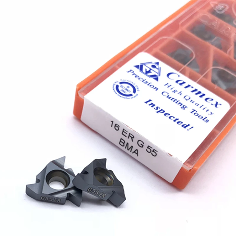 16ER AG55 A55 G55 AG60 A60 G60 BMA CNC external threading insert carbide insert lathe turning blade high quality
16ER AG55 A55 G55 AG60 A60 G60 BMA CNC external threading insert carbide insert lathe turning blade high quality