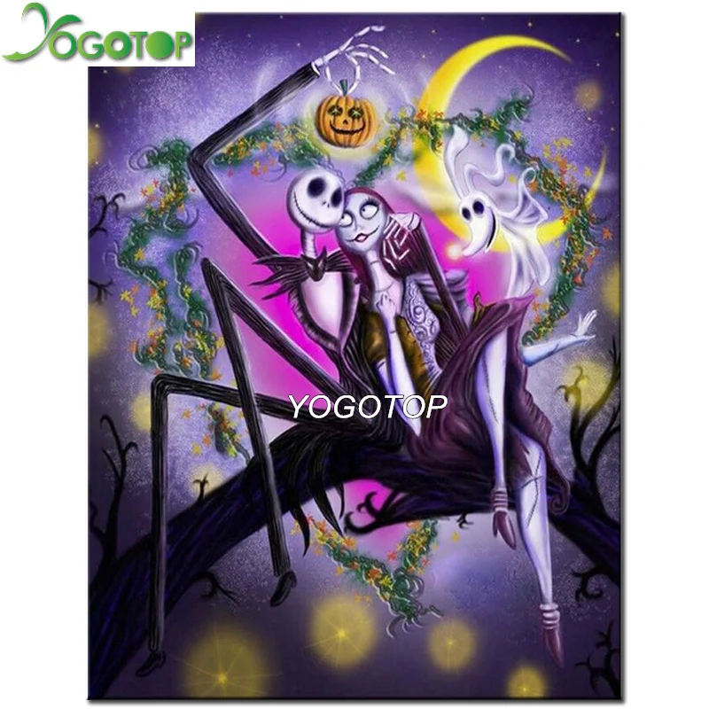 YOGOTOP Needlework Diy Diamond Painting Cross Stitch Halloween Jack and Sally 100% Full Diamond Embroidery Mosaic Crafts VD530
YOGOTOP Needlework Diy Diamond Painting Cross Stitch Halloween Jack and Sally 100% Full Diamond Embroidery Mosaic Crafts VD530