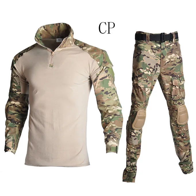 Military Uniform Tactical Combat Camouflage Shirt Tactical Camouflage Uniform Clothes Army Combat Shirt + Cargo Pants KneeHuntin
Military Uniform Tactical Combat Camouflage Shirt Tactical Camouflage Uniform Clothes Army Combat Shirt + Cargo Pants KneeHuntin