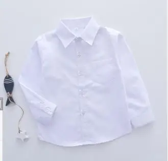 2018 New autumn winter Children Boys Shirts Cotton Solid Long sleeves Boys Shirts Clothing For 3-12 Years Wear white/black/blue
2018 New autumn winter Children Boys Shirts Cotton Solid Long sleeves Boys Shirts Clothing For 3-12 Years Wear white/black/blue