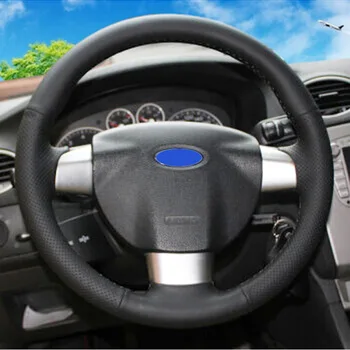 Dermis genuine Leather DIY car steering wheel cover for Ford Focus 2 Focus 3 Focus RS,Hand-stitched steering-wheel covers black
Dermis genuine Leather DIY car steering wheel cover for Ford Focus 2 Focus 3 Focus RS,Hand-stitched steering-wheel covers black