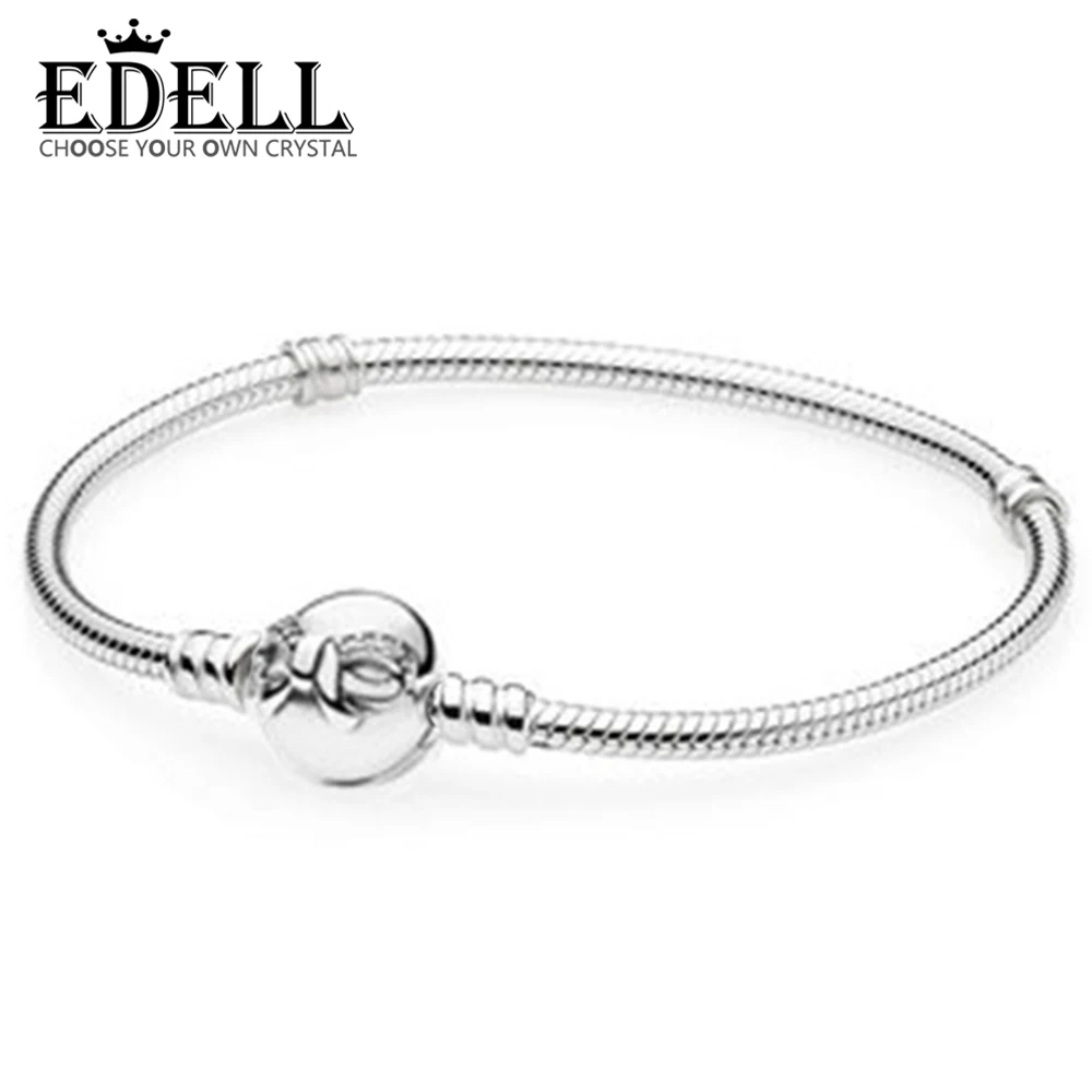 EDELL Fashion Love Snake Chain Silver Color Fit Original Charm Bracelet Bangle Charm Bead For Women Gift Free Package Mail
EDELL Fashion Love Snake Chain Silver Color Fit Original Charm Bracelet Bangle Charm Bead For Women Gift Free Package Mail