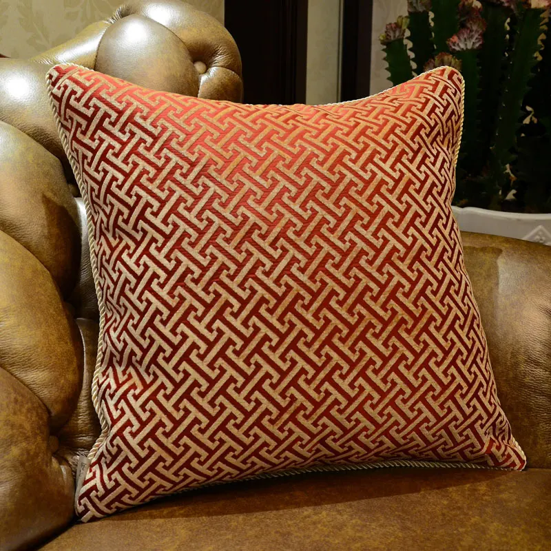 Top grade Chenille jacquard luxury throw pillows cushions without inner sofa home decor fundas de cojines almofada recommend
Top grade Chenille jacquard luxury throw pillows cushions without inner sofa home decor fundas de cojines almofada recommend