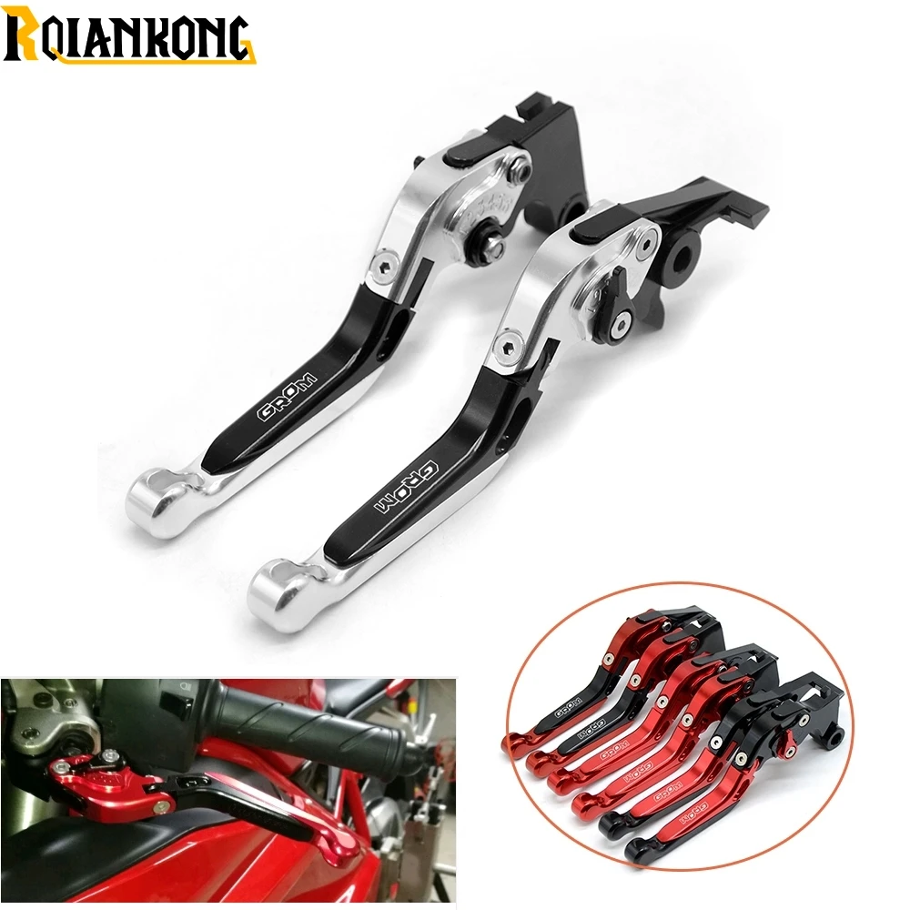 CNC aluminum Folding Motorcycle Brake Clutch Levers Sports bike levers with logo For HONDA GROM 2015 2016 2014
CNC aluminum Folding Motorcycle Brake Clutch Levers Sports bike levers with logo For HONDA GROM 2015 2016 2014