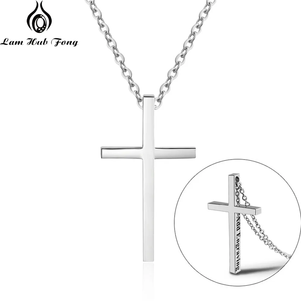 Personalized Cross Necklace Custom Name Necklace Come with Leather Chain Stainless Steel Jewelry Gift for Women (Lam Hub Fong
Personalized Cross Necklace Custom Name Necklace Come with Leather Chain Stainless Steel Jewelry Gift for Women (Lam Hub Fong