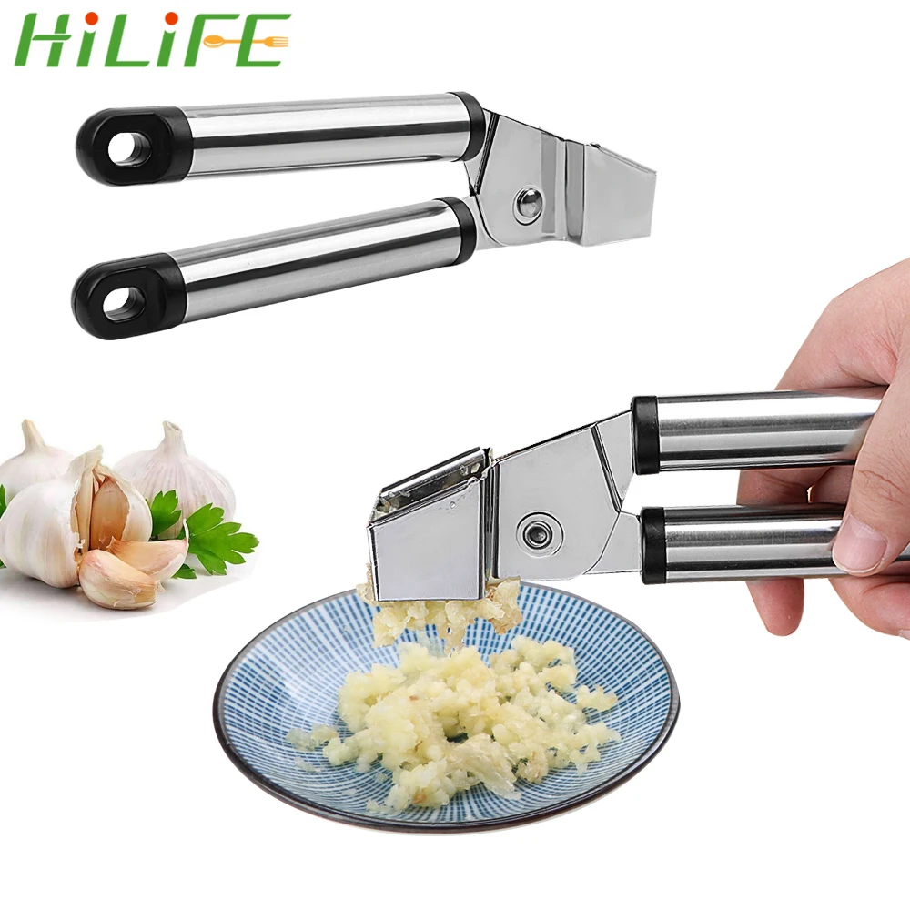 HILIFE Detachable Manual Quick Garlic Ginger Presser Slicer Masher Easy To Clean Stainless Steel Garlic Press Kitchen Tools
HILIFE Detachable Manual Quick Garlic Ginger Presser Slicer Masher Easy To Clean Stainless Steel Garlic Press Kitchen Tools
