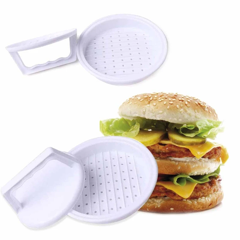 1 pc Hamburger Mold Maker Multi-function Sandwich Meat Kitchen Barbecue Tool DIY Home Cooking Tools White
1 pc Hamburger Mold Maker Multi-function Sandwich Meat Kitchen Barbecue Tool DIY Home Cooking Tools White