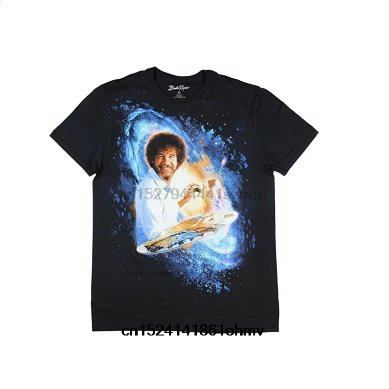 Bob Ross Galaxy Painting Graphic Summer Casual Men Round Neck Short - Sleeved T - Shirt - Black
Bob Ross Galaxy Painting Graphic Summer Casual Men Round Neck Short - Sleeved T - Shirt - Black