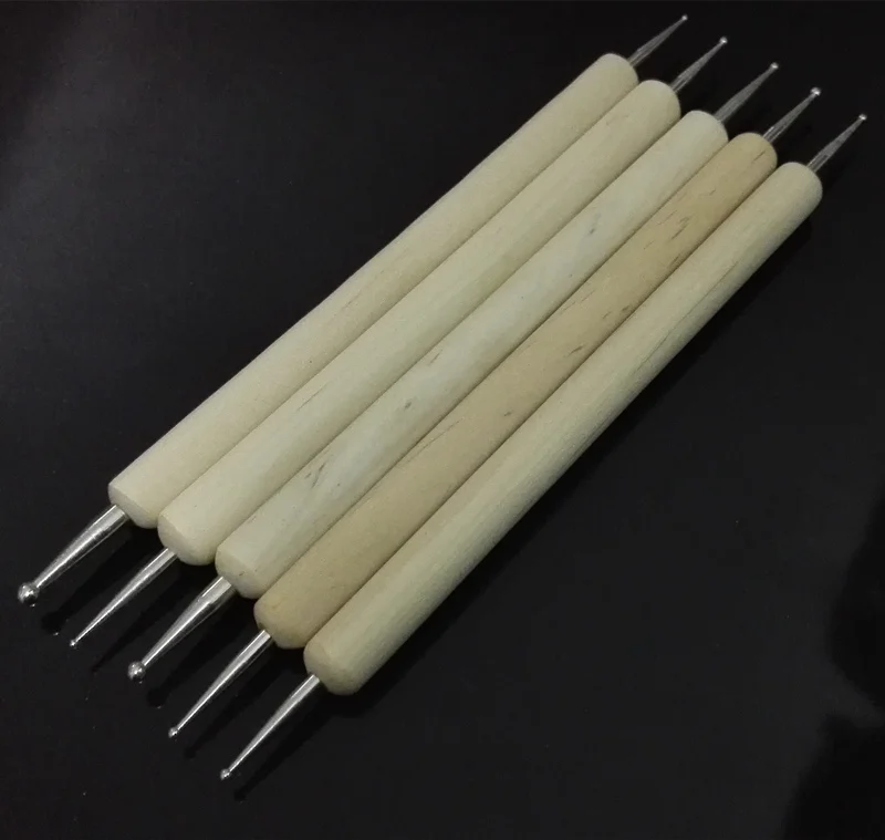 HOT 5Pcs 2-Way Wooden Hand Nail Art Dotting Pen Multi-size Marbleizing Tool Professional Nail Art Dotting Tools
HOT 5Pcs 2-Way Wooden Hand Nail Art Dotting Pen Multi-size Marbleizing Tool Professional Nail Art Dotting Tools