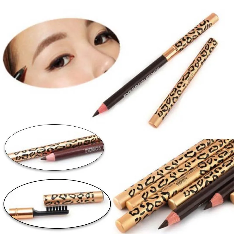 1Pcs 5 Colors Leopard Eyebrow Pencil Waterproof Black Eye Brown Pencil With Brush Make Up Eyeliner Eye Liner Makeup Tools
1Pcs 5 Colors Leopard Eyebrow Pencil Waterproof Black Eye Brown Pencil With Brush Make Up Eyeliner Eye Liner Makeup Tools