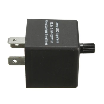 12V 3-PIN 0.02A-20A Electronic LED Adjustable Flasher Relay For Turn Signal Light Blinker
12V 3-PIN 0.02A-20A Electronic LED Adjustable Flasher Relay For Turn Signal Light Blinker