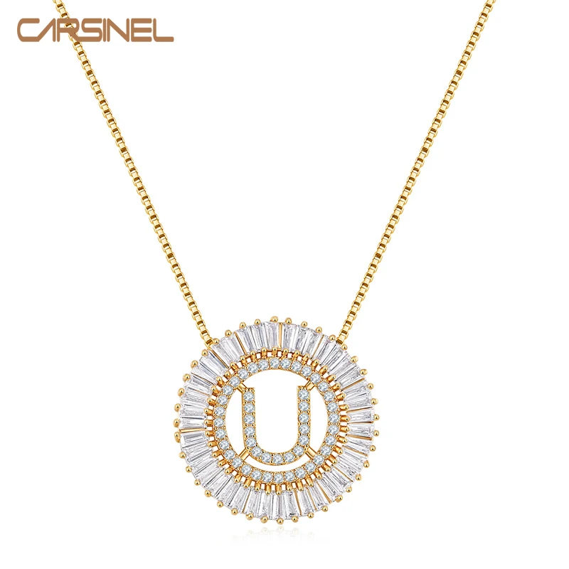 CARSINEL Brand Round Clear Zircon Letters Necklaces & Pendant for Men/Women Gold Silver Color Hip Hop Jewelry Accessories NE0669
CARSINEL Brand Round Clear Zircon Letters Necklaces & Pendant for Men/Women Gold Silver Color Hip Hop Jewelry Accessories NE0669