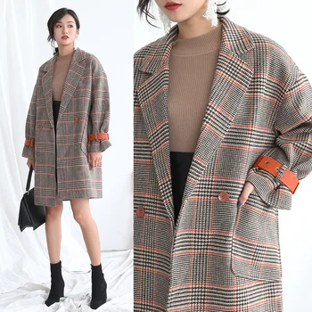 Korea Suit-dress Autumn And Winter New Pattern Easy Restore Ancient Ways Check Long Fund Long Sleeve Loose
Korea Suit-dress Autumn And Winter New Pattern Easy Restore Ancient Ways Check Long Fund Long Sleeve Loose