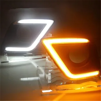 Day light LED daytime traffic lights with front fog lights trimming For Toyota HILUX REVO 2016 2017 Car styling
Day light LED daytime traffic lights with front fog lights trimming For Toyota HILUX REVO 2016 2017 Car styling