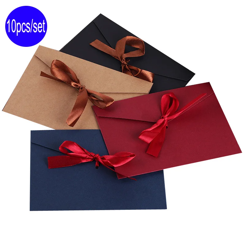 DELVTCH 10pcs/set Black Red Blue Craft Paper Envelopes Vintage Retro Style Envelope For Office School Card Scrapbooking Gift
DELVTCH 10pcs/set Black Red Blue Craft Paper Envelopes Vintage Retro Style Envelope For Office School Card Scrapbooking Gift