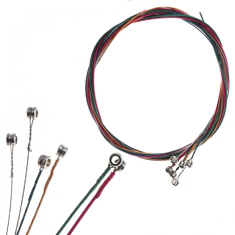 Universal 6pcs/Set Rainbow Colorful Guitar Strings Replacement Part for Acoustic Classic Guitar / Folk Guitar
Universal 6pcs/Set Rainbow Colorful Guitar Strings Replacement Part for Acoustic Classic Guitar / Folk Guitar