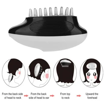 white and black 8000rpm ABS plastic Micro Vibration Head Electric Massage Comb Prevent Static Electricity Electric Head Massager
white and black 8000rpm ABS plastic Micro Vibration Head Electric Massage Comb Prevent Static Electricity Electric Head Massager