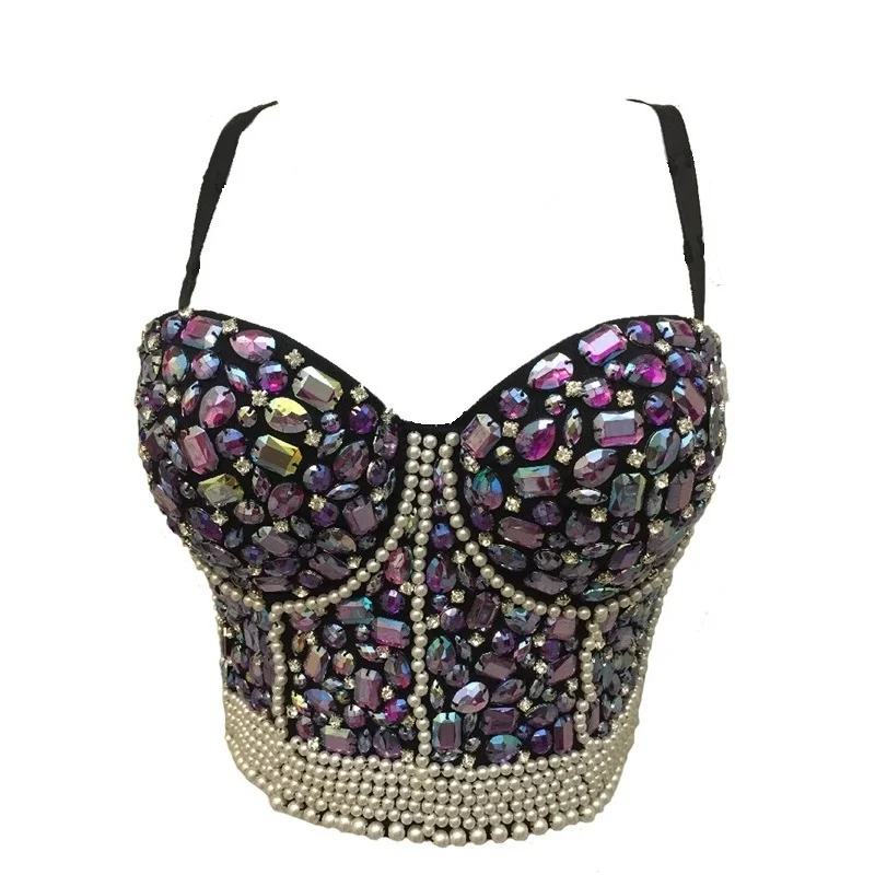 P4 Women Colorful Diamond Tank Tops Unique Camisole Crop Tops Bustier Bra Tube Top Party Nightclub Performance S-XL
P4 Women Colorful Diamond Tank Tops Unique Camisole Crop Tops Bustier Bra Tube Top Party Nightclub Performance S-XL